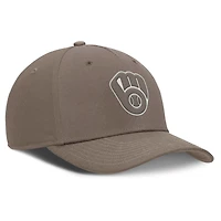 Casquette ajustable Nike Brown Milwaukee Brewers Rise Performance pour homme