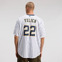 Men's Nike Christian Yelich White Milwaukee Brewers Alternate Replica Player Jersey