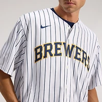 Men's Nike Christian Yelich White Milwaukee Brewers Alternate Replica Player Jersey