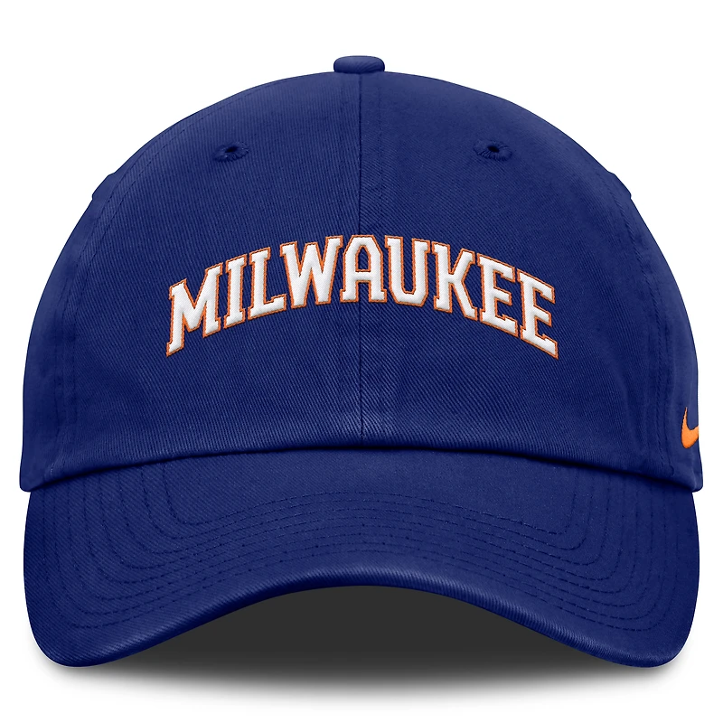 Men's Nike Deep Royal Milwaukee Brewers Club Adjustable Hat