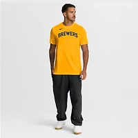 Men's Nike White Milwaukee Brewers New Legend Wordmark Dri-FIT T-Shirt