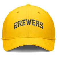 Men's Nike Gold Milwaukee Brewers Rise Performance Flex Hat
