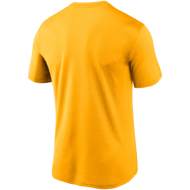 T-shirt Nike Gold Milwaukee Brewers Wordmark Legend Performance pour homme
