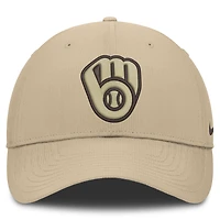 Men's Nike  Khaki Milwaukee Brewers Desert Ripstop Club Adjustable Hat