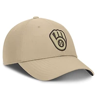 Casquette ajustable Nike Milwaukee Brewers Desert Ripstop Club kaki pour homme