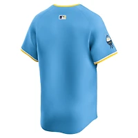 Maillot Nike City Connect Limited bleu clair des Milwaukee Brewers pour homme