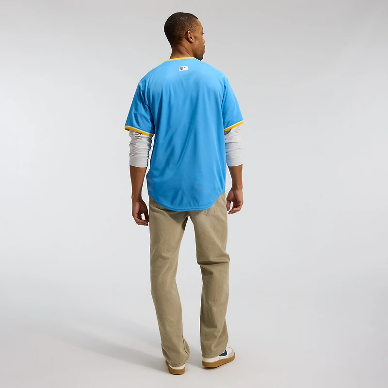 Men's Nike Light Blue Milwaukee Brewers City Connect Limited Jersey