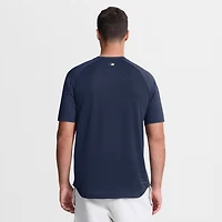 Men's Nike Navy Milwaukee Brewers Authentic Collection Batting Practice Pre-Game Raglan Dri-FIT Top