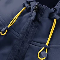 Veste à capuche zippée intégrale Nike Milwaukee Brewers Authentic Collection bleu marine pour homme