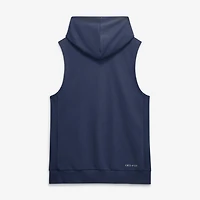 Sweat à capuche sans manches Nike Milwaukee Brewers Authentic Collection Standard Issue Dri-FIT pour homme, bleu marine