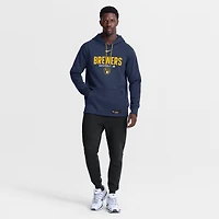 Sweat à capuche Nike Authentic collection Therma-FIT bleu marine pour homme