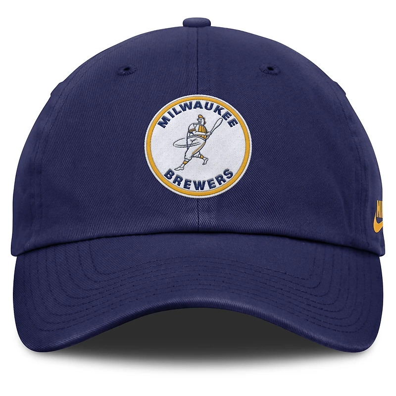 Casquette ajustable Nike bleu marine Milwaukee Brewers Club pour homme