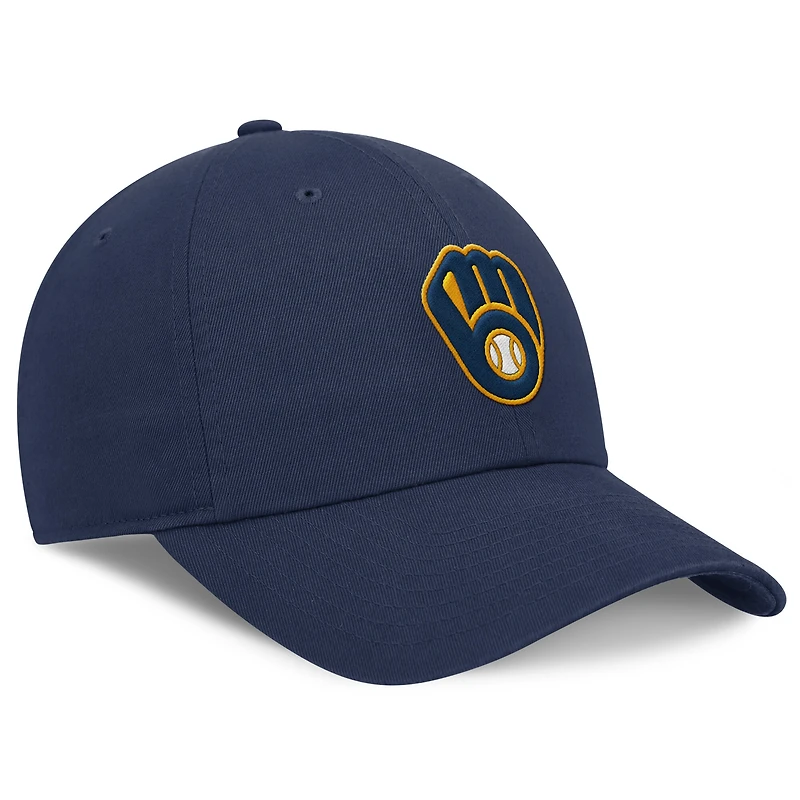 Men's Nike Navy Milwaukee Brewers Club Adjustable Hat