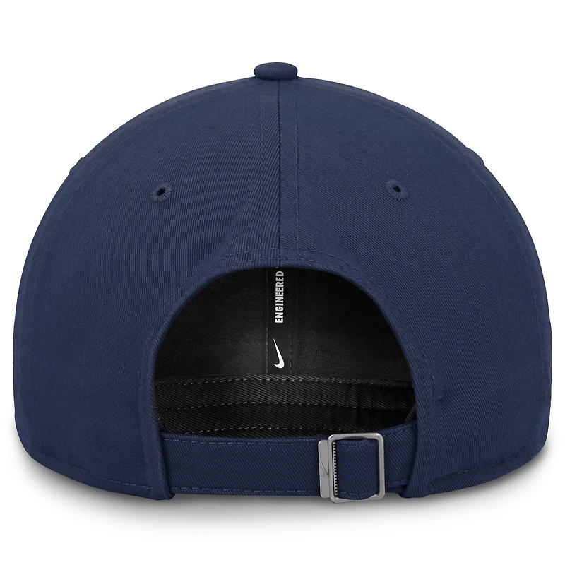 Casquette ajustable Nike Milwaukee Brewers Club bleu marine pour homme
