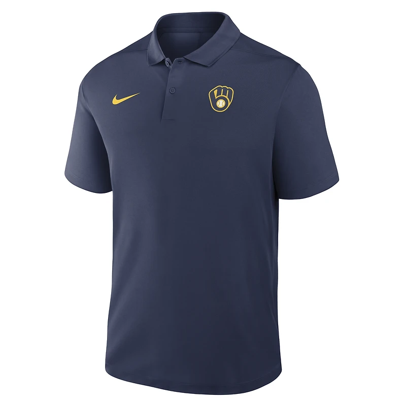 Men's Nike Navy Milwaukee Brewers Dri-FIT Victory Polo