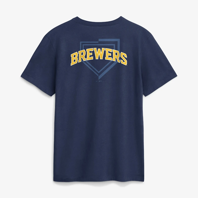 Men's Nike Navy Milwaukee Brewers Primetime Inning T-Shirt