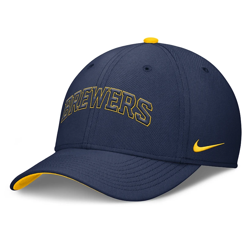 Casquette Nike Primetime Rise Dri-FIT Flex bleu marine pour homme