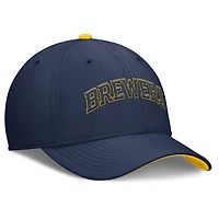 Men's Nike Navy Milwaukee Brewers Primetime Rise Dri-FIT Flex Hat