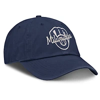Casquette ajustable Nike bleu marine Milwaukee Brewers Statement Club pour homme