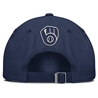 Casquette ajustable Nike bleu marine Milwaukee Brewers Statement Club pour homme