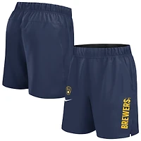 Short tissé Nike Victory Dri-FIT bleu marine des Milwaukee Brewers pour homme