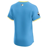Men's Nike Powder Blue Milwaukee Brewers City Connect  Elite Jersey