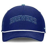 Casquette ajustable Nike Royal Milwaukee Brewers pour homme, motif Père's Day Rise