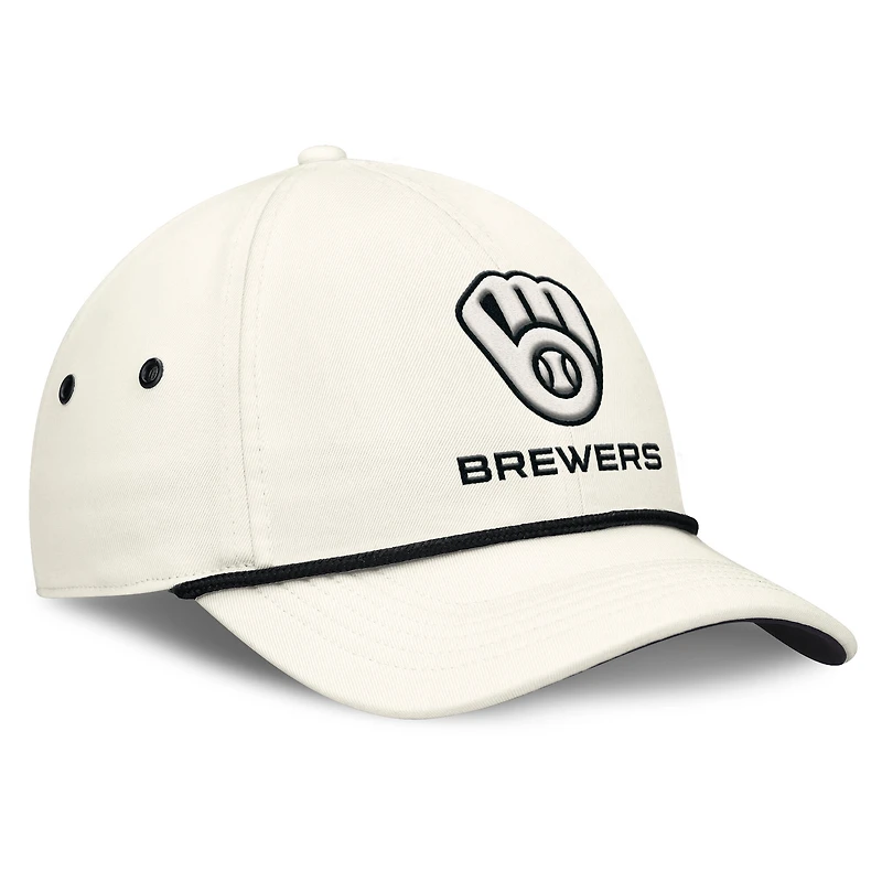 Men's Nike  Stone Milwaukee Brewers Club Adjustable Hat