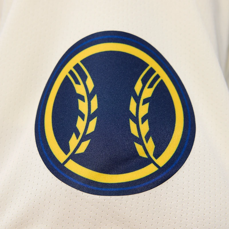 Maillot de joueur alternatif Nike William Contreras pour homme des Milwaukee Brewers, couleur crème, édition limitée