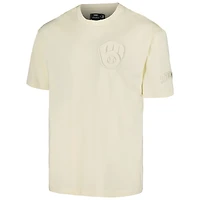 Men's Pro Standard Cream Milwaukee Brewers Oversized Neutral CJ Dropped Shoulders T-Shirt