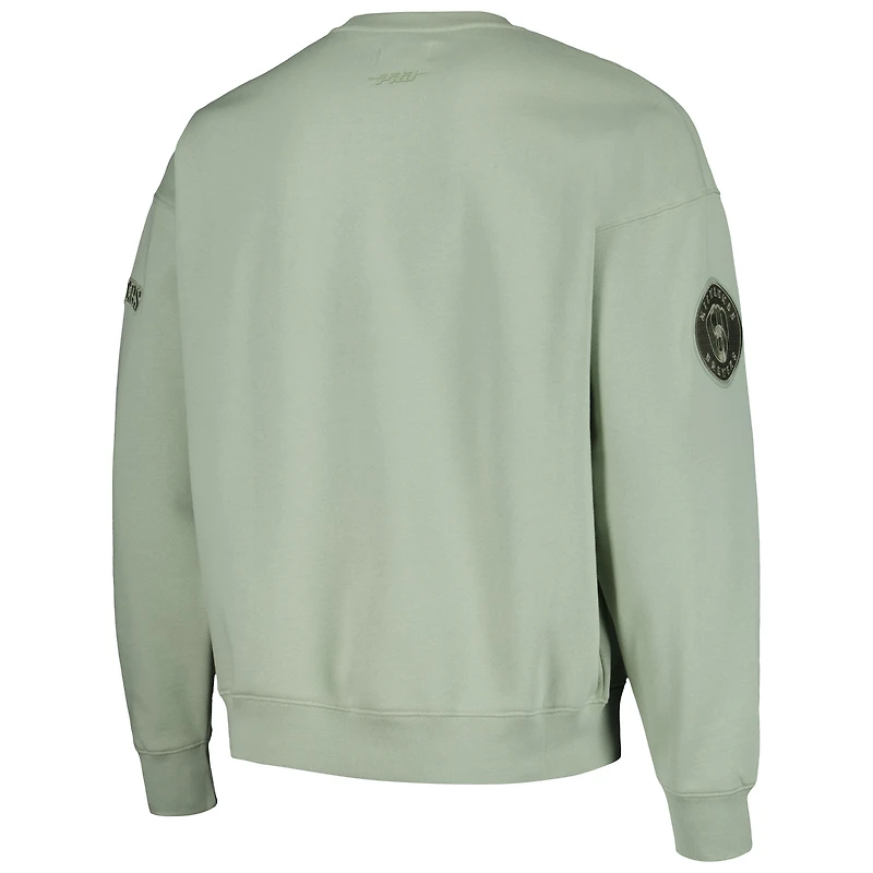Sweat à capuche neutre pour hommes Pro Standard Green Milwaukee Brewers épaules tombantes