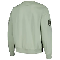 Sweat à capuche neutre pour hommes Pro Standard Green Milwaukee Brewers épaules tombantes