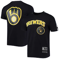 T-shirt à bandes Pro Standard Navy/Milwaukee Brewers pour homme