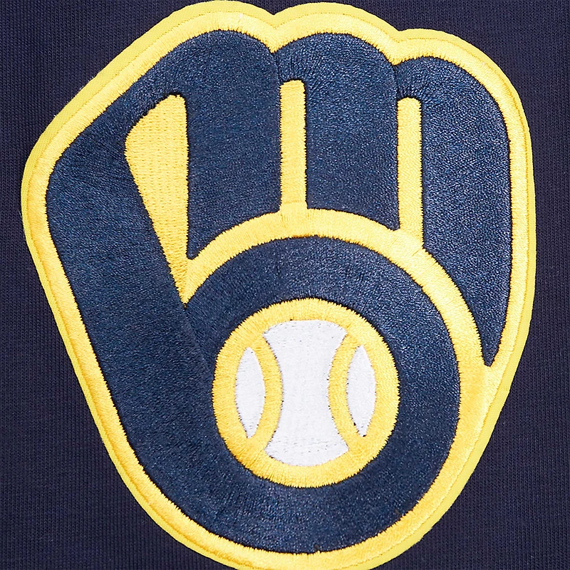 T-shirt surdimensionné City Tour Pro Standard pour hommes, bleu marine, Milwaukee Brewers