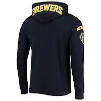 Men's Pro Standard Navy Milwaukee Brewers Team Logo Pullover Hoodie