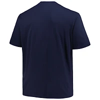 T-shirt à logo principal pour hommes Profile Navy Milwaukee Brewers Big & Tall