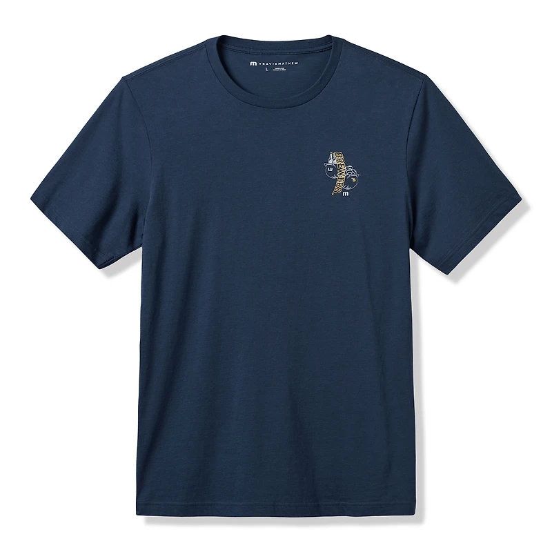 Men's TravisMathew  Navy Milwaukee Brewers Dugout Dreams T-Shirt