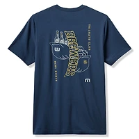 Men's TravisMathew  Navy Milwaukee Brewers Dugout Dreams T-Shirt