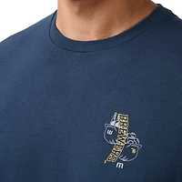 T-shirt homme TravisMathew Navy Milwaukee Brewers Dugout Dreams
