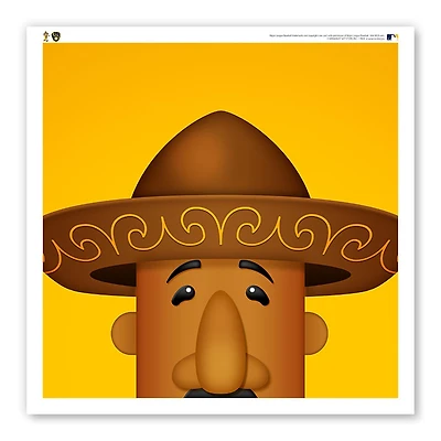 Milwaukee Brewers Poster chorizo ​​30,5 x 30,5 cm