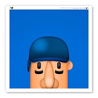 Milwaukee Brewers Affiche de hot-dog 30,5 x 30,5 cm