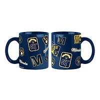 Milwaukee Brewers 2-Pack 15oz. Color Mug Set