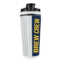 Bouteille shaker en acier inoxydable Milwaukee Brewers 26 oz 4D