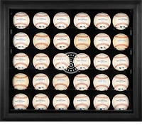 Milwaukee Brewers Black Framed 30-Ball 2020-Present Logo Display Case