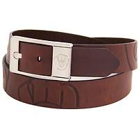 Milwaukee Brewers Brandish Leather Belt