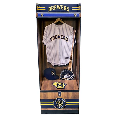 Milwaukee Brewers Corrugated Linerboard Sports Locker - LockerSource