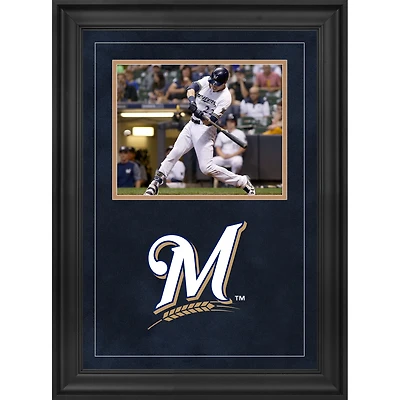Milwaukee Brewers Deluxe Framed 8" x 10" Horizontal Photograph Frame with Team Logo
