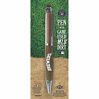 Stylo exécutif des Milwaukee Brewers avec de la terre utilisée lors du match