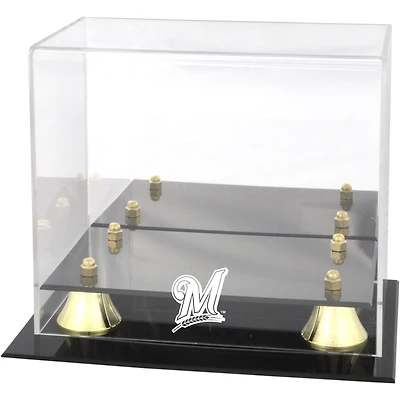 Milwaukee Brewers Golden Classic Logo Mini Helmet Case