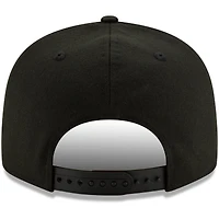 Milwaukee Brewers New Era Black on Black 9FIFTY Snapback Adjustable Hat - Black